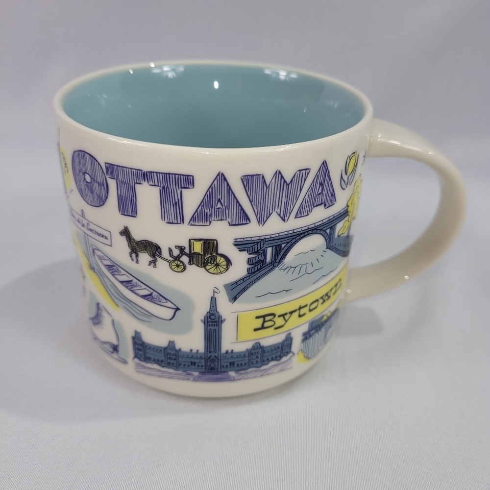 Starbucks 2019 Ottawa ON Coffee Cup 14 floz /414ml Been There Ceramic Mug